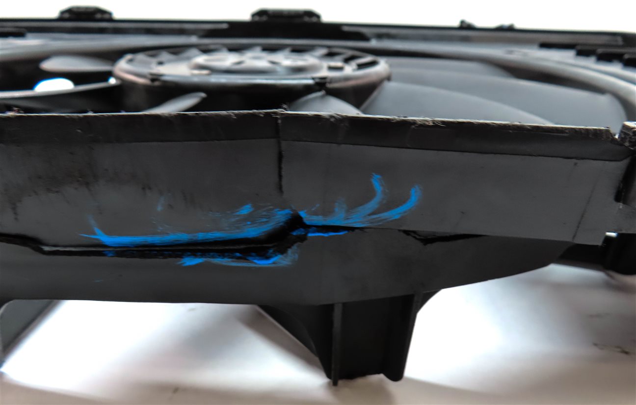 Thumbnail 10: 2010-2016 PORSCHE PANAMERA (970 G1) 3.0L 3.6L 4.8L RADIATOR COOLING FAN ASSEMBLY