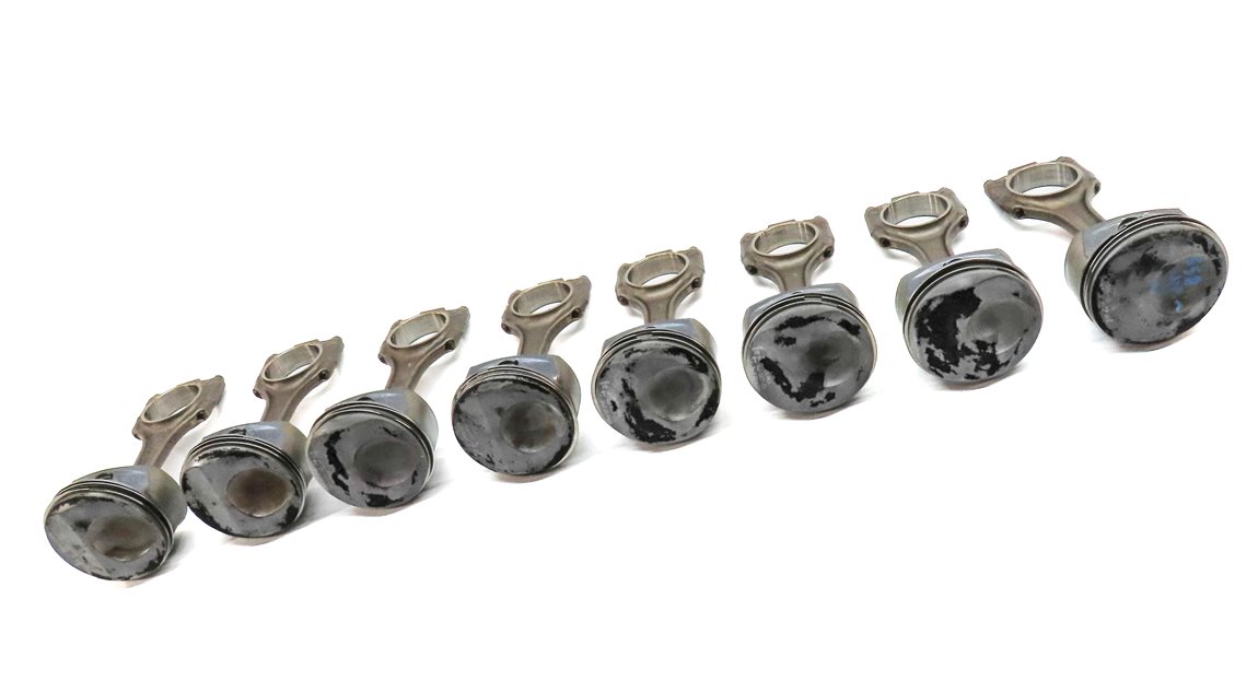 Thumbnail 4: 08-12 PORSCHE CAYENNE PANAMERA (958 970) 3.6L M46 4.8L M48 ENGINE PISTON SET/6