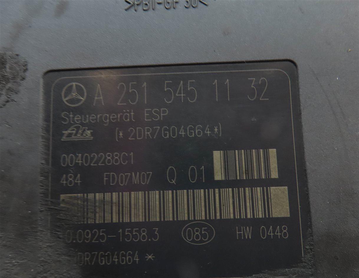 Thumbnail 6: 2008 MERCEDES ML550 SUV (W164) ANTI LOCK ABS BRAKE PUMP w/ MODULE