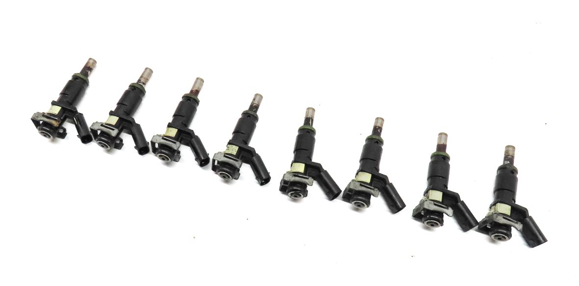 06-12 MERCEDES C E G GL ML S SL (W204 W212 W221 W164 X164) FUEL INJECTOR SET 8