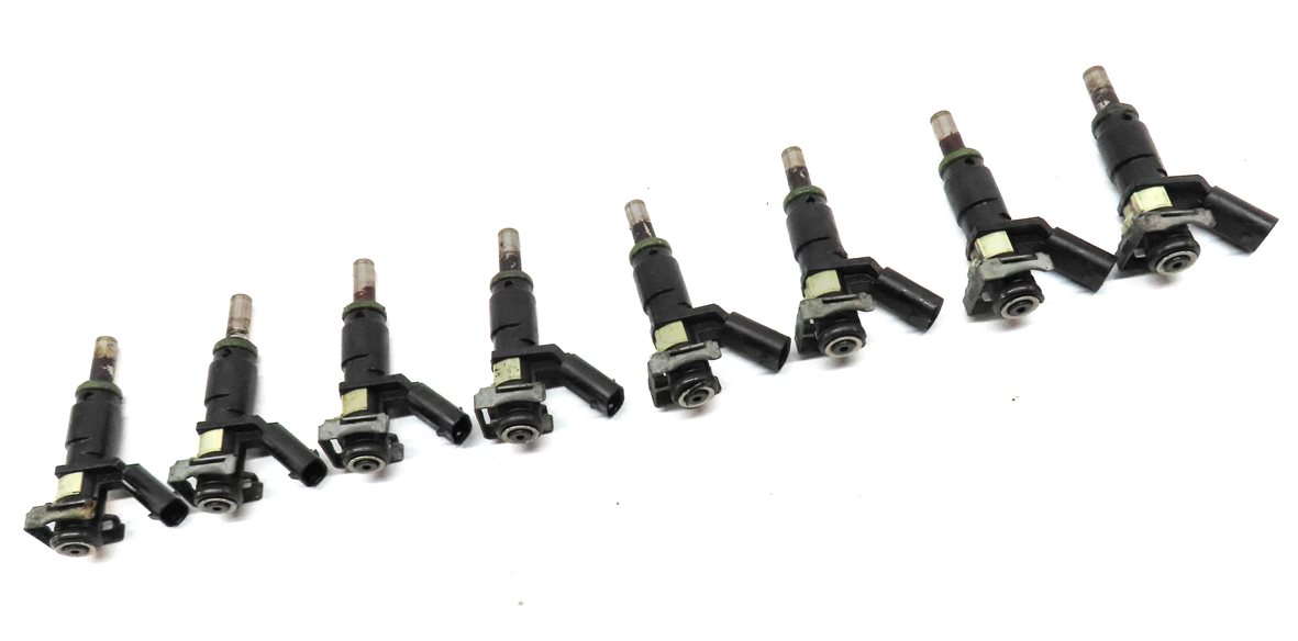 Thumbnail 3: 06-12 MERCEDES C E G GL ML S SL (W204 W212 W221 W164 X164) FUEL INJECTOR SET 8