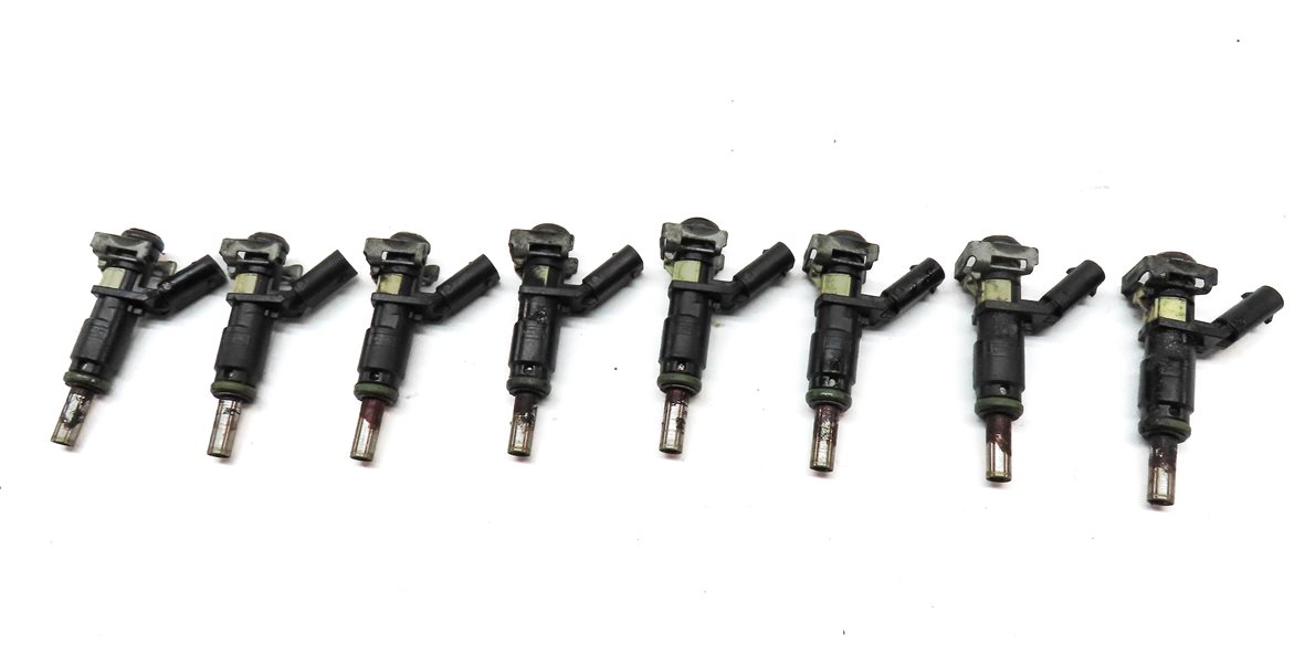 Thumbnail 4: 06-12 MERCEDES C E G GL ML S SL (W204 W212 W221 W164 X164) FUEL INJECTOR SET 8