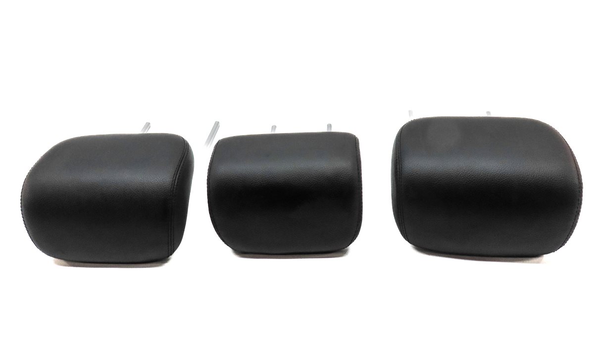 Thumbnail 4: 07-11 MERCEDES ML GL (W164 X164) REAR LEFT RIGHT & CENTER HEADREST SET3 (Black)