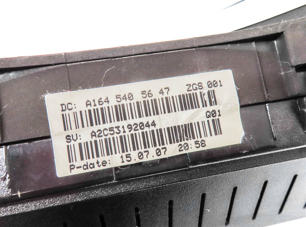 Thumbnail 5: 2008 MERCEDES BENZ GL ML CLASS (W164 X164) SPEEDOMETER MPH GAUGE USA (229k)