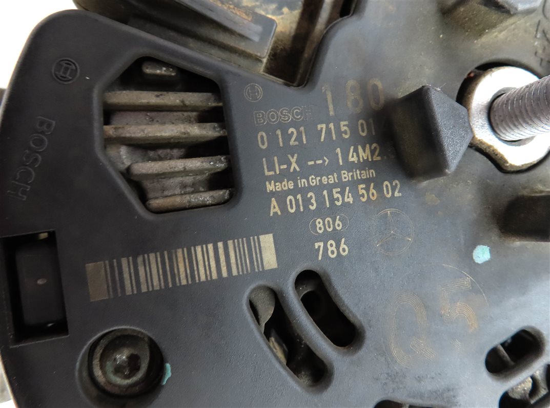 Thumbnail 8: 2008 MERCEDES ML550 (W164) 5.5L (273.963) ENGINE 180 AMP ALTERNATOR GENERATOR