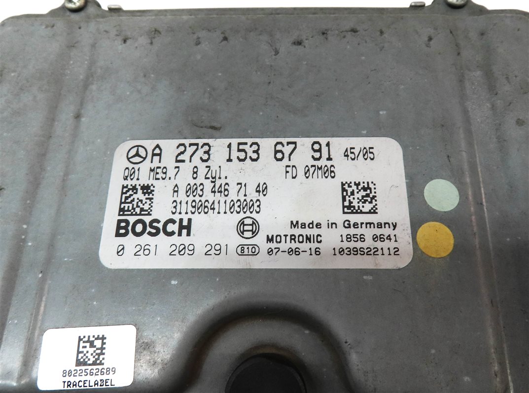 Thumbnail 4: 2008-2009 MERCEDES ML550 SUV (W164) ENGINE CONTROL MODULE ECU