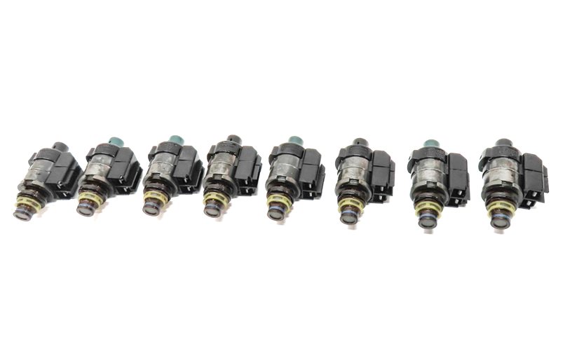 Thumbnail 2: 04-18 MERCEDES C CL E GL G ML S SLK 722.9 TRANSMISSION VALVE BODY SOLENOID SET-8