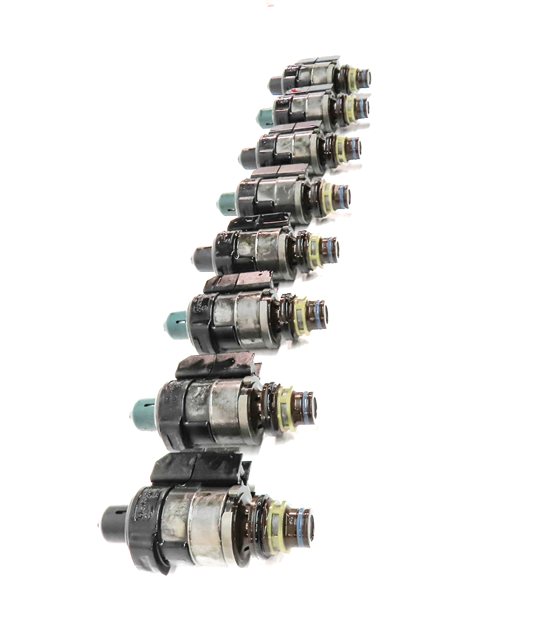 Thumbnail 4: 04-18 MERCEDES C CL E GL G ML S SLK 722.9 TRANSMISSION VALVE BODY SOLENOID SET-8