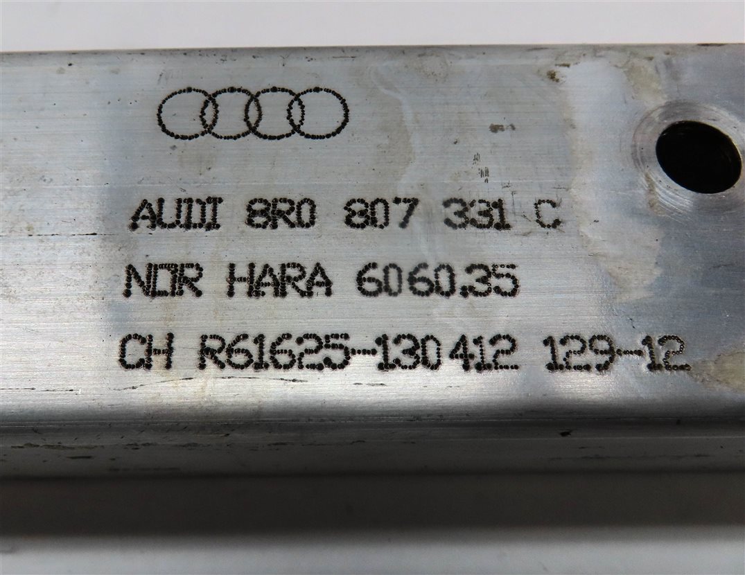 Thumbnail 6: 09-17 AUDI Q5 SQ5 (B8 8R) REAR LEFT & RIGHT BUMPER REINFORCEMENT BAR BRACKET SET