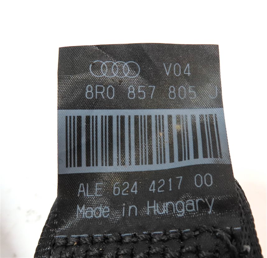 Thumbnail 5: 2012 AUDI Q5 (B8 8R) REAR LEFT SEAT BELT SEATBELT RETRACTOR (Black)