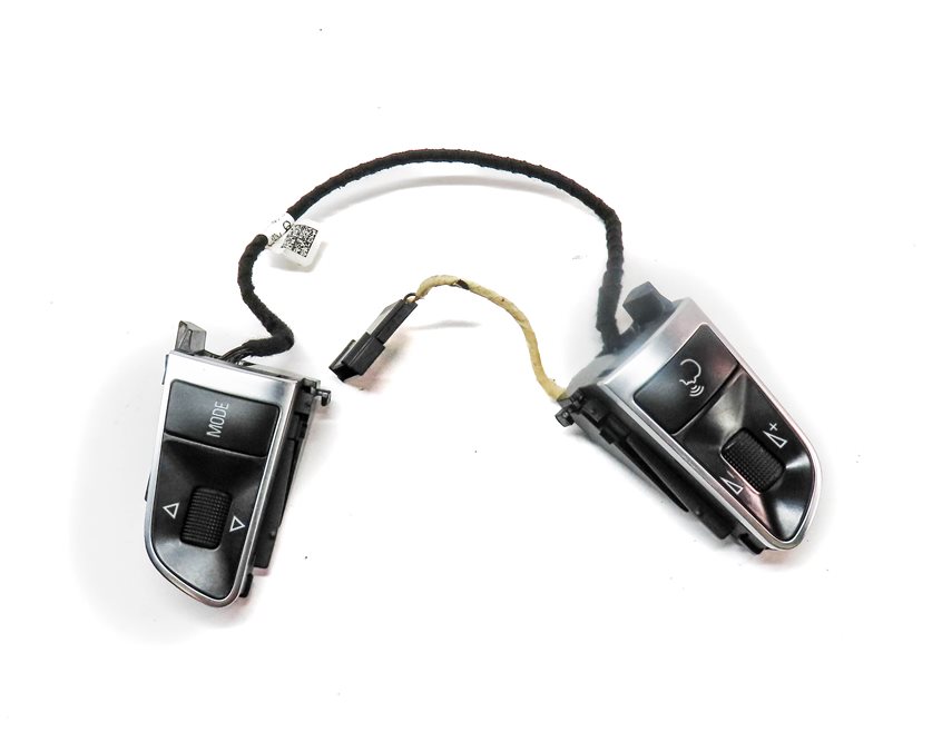 Thumbnail 2: 2012 AUDI Q5 (B8 8R) STEERING WHEEL RADIO PHONE MODE SELECT CONTROL BUTTON SET/2