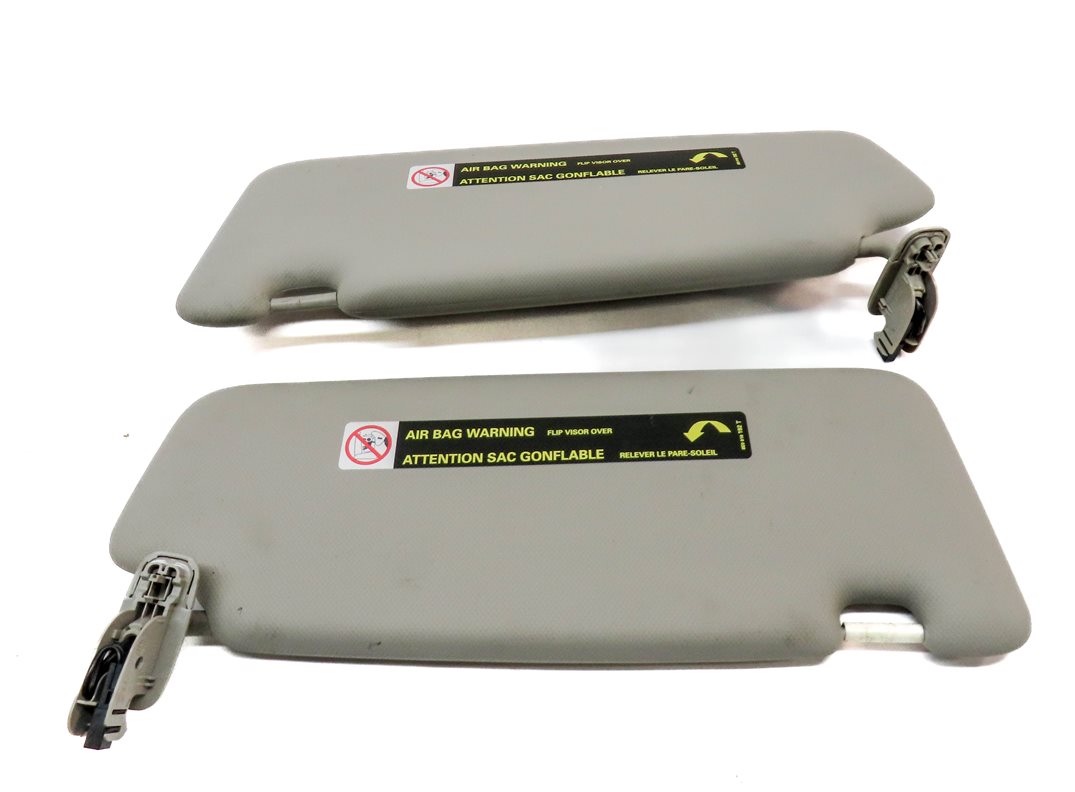 Thumbnail 5: 2009-2012 AUDI Q5 (8R) FRONT LEFT & RIGHT SUNVISOR SHADE SET-2 (Gray)