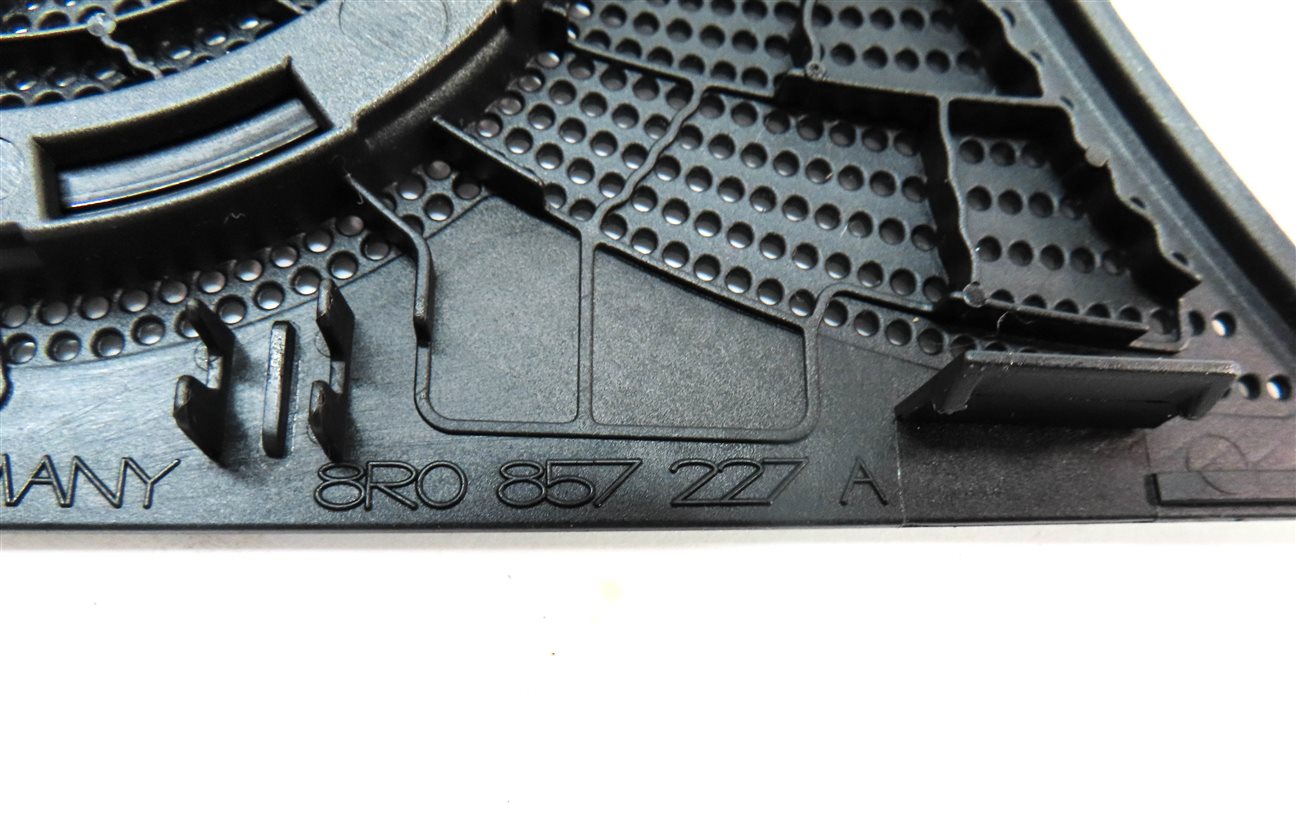 Thumbnail 16: 12 AUDI Q5 (B8 8R) BANG OLUFSEN SPEAKER GRILLE TRIM COVER SET/13 (BLACK/SILVER)