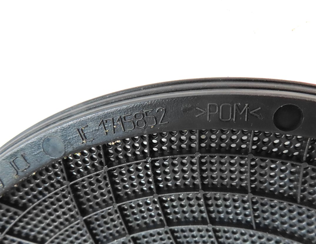 Thumbnail 19: 12 AUDI Q5 (B8 8R) BANG OLUFSEN SPEAKER GRILLE TRIM COVER SET/13 (BLACK/SILVER)