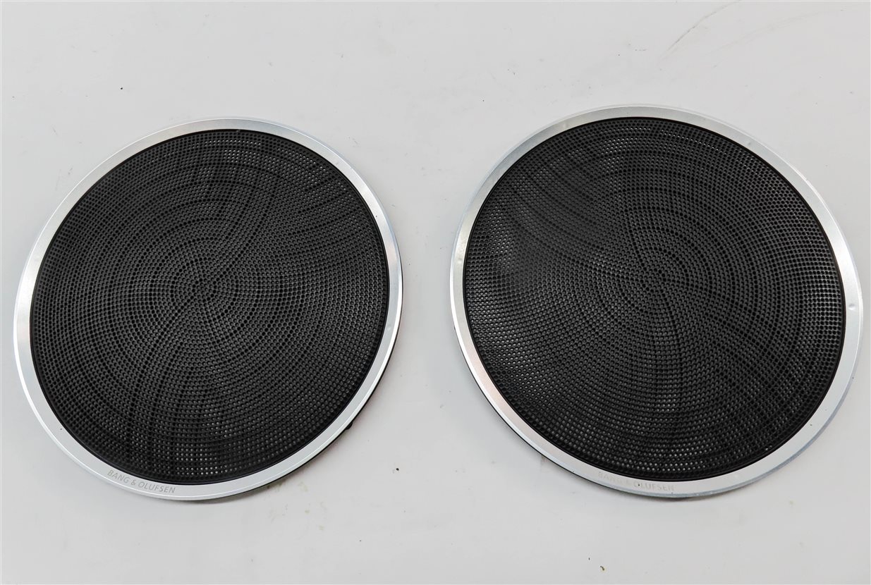 Thumbnail 6: 12 AUDI Q5 (B8 8R) BANG OLUFSEN SPEAKER GRILLE TRIM COVER SET/13 (BLACK/SILVER)