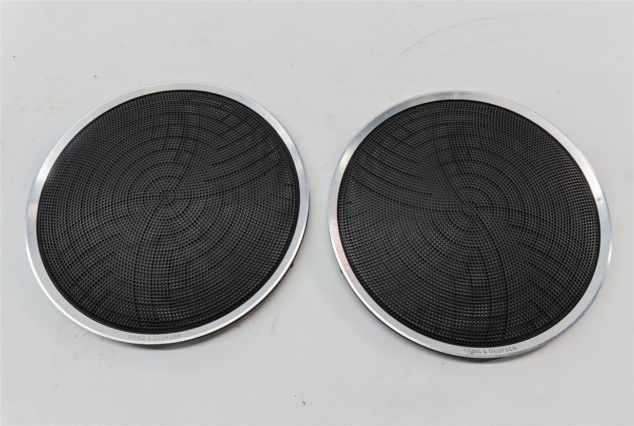 Thumbnail 7: 12 AUDI Q5 (B8 8R) BANG OLUFSEN SPEAKER GRILLE TRIM COVER SET/13 (BLACK/SILVER)
