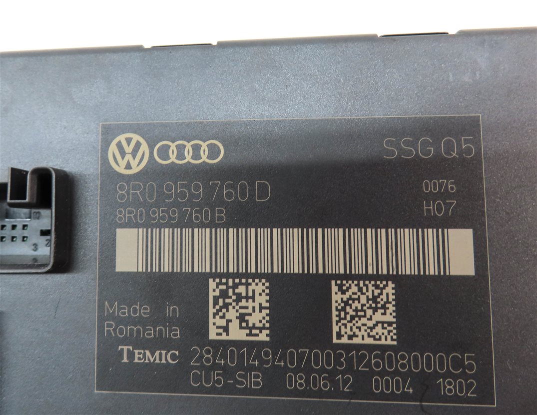 Thumbnail 4: 2009-2017 AUDI Q5 (8R) FRONT LEFT DRIVER MEMORY SEAT CONTROL MODULE COMPUTER