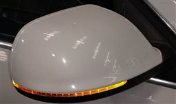 Thumbnail 2: 09-14 AUDI Q5 (8R) RIGHT P-FOLD HEAT AUTODIM MEMORY DOOR MIRROR w/ LIGHT (White)