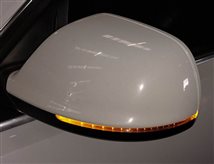 Thumbnail 2: 09-14 AUDI Q5 (8R) LEFT P-FOLD HEAT AUTODIM MEMORY DOOR MIRROR w/ LIGHT (White)