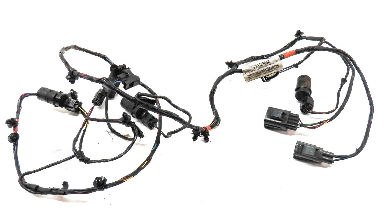 Thumbnail 2: 2006 RANGE ROVER SPORT (L320) FRONT PDC PARK SENSOR SET w/ HARNESS (BLACK)