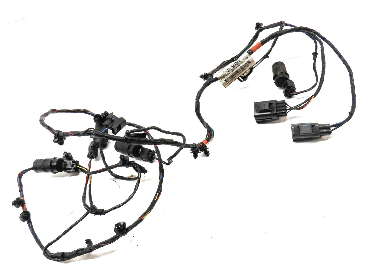 Thumbnail 3: 2006 RANGE ROVER SPORT (L320) FRONT PDC PARK SENSOR SET w/ HARNESS (BLACK)