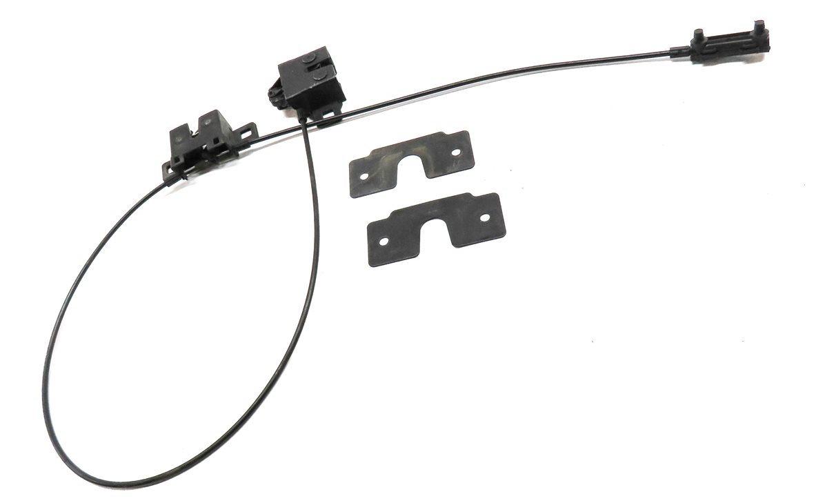 Thumbnail 2: 2006 RANGE ROVER SPORT (L320) FRONT LOWER HOOD LOCK LATCH SET-2 w/ RELEASE CABLE