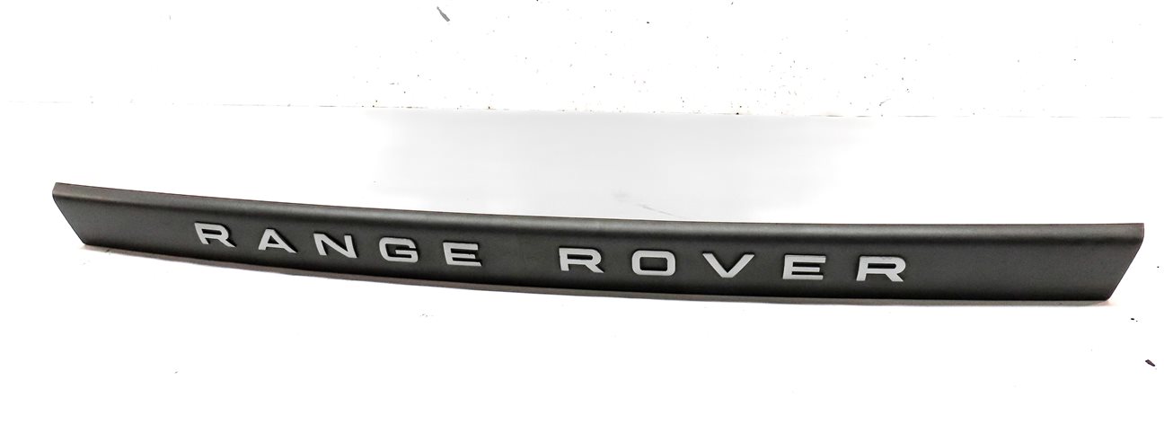 2006 RANGE ROVER SPORT (L320) REAR TRUNK HATCH LOWER TRIM PANEL STRIP w/ LETTERS