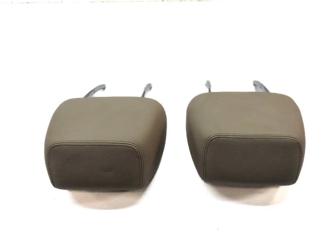 Thumbnail 5: 13-15 BMW X1 (E84) FRONT LEFT DRIVER & RIGHT PASSENGER HEADREST SET 2 (Oyster)
