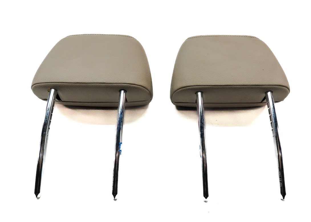 Thumbnail 6: 13-15 BMW X1 (E84) FRONT LEFT DRIVER & RIGHT PASSENGER HEADREST SET 2 (Oyster)