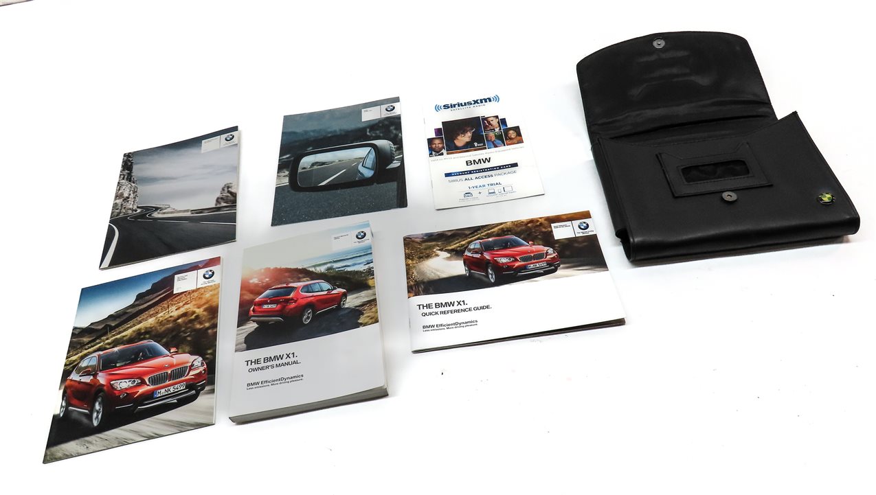 Thumbnail 3: 2014 BMW X1 (E84) OWNERS MANUAL BOOKLET BOOK SET 6 w/ CARRY CARRYING CASE