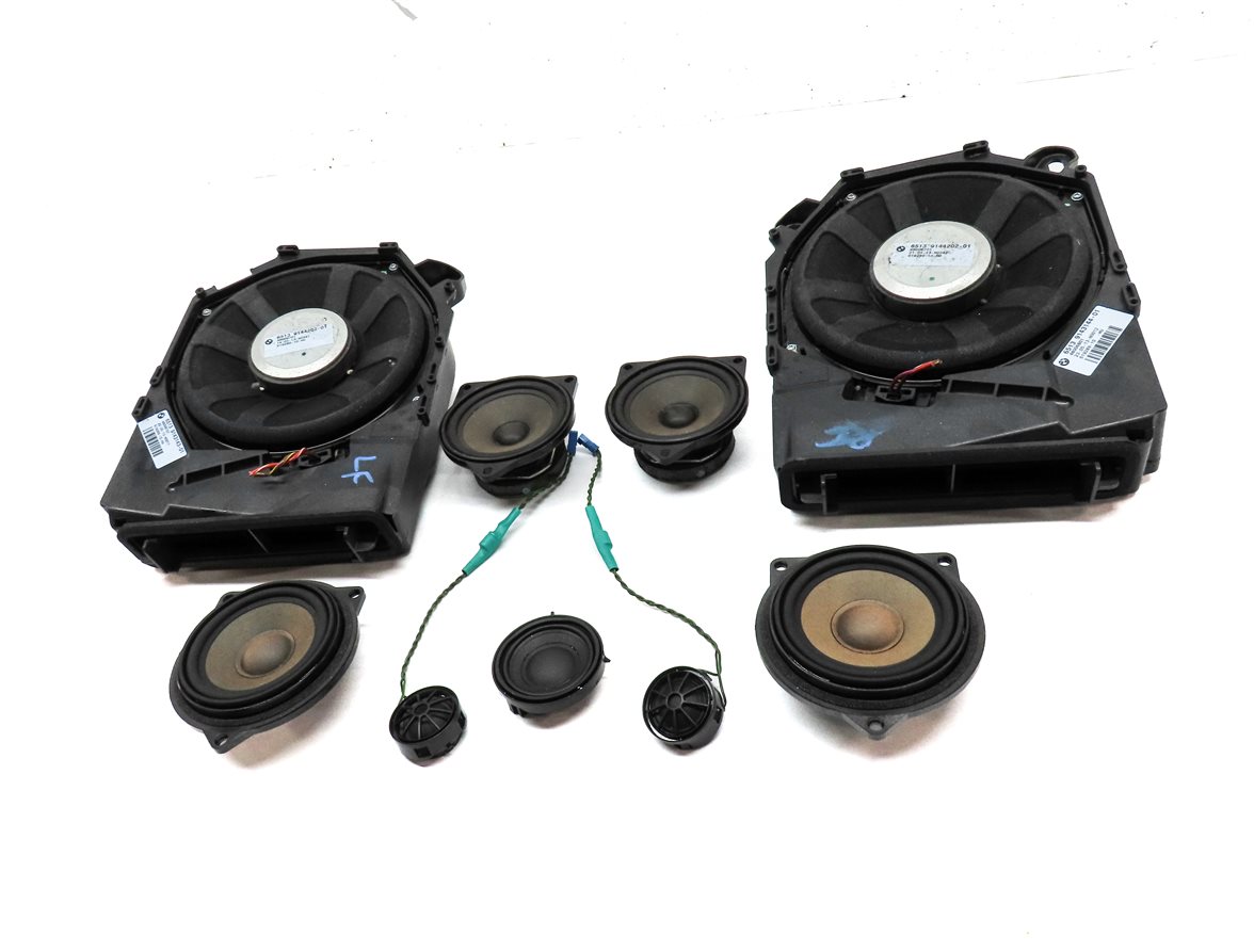 Thumbnail 2: 2014 BMW X1 (E84) FRONT REAR LEFT RIGHT WOOFER MIDRANGE TWEETER SPEAKER SET 9
