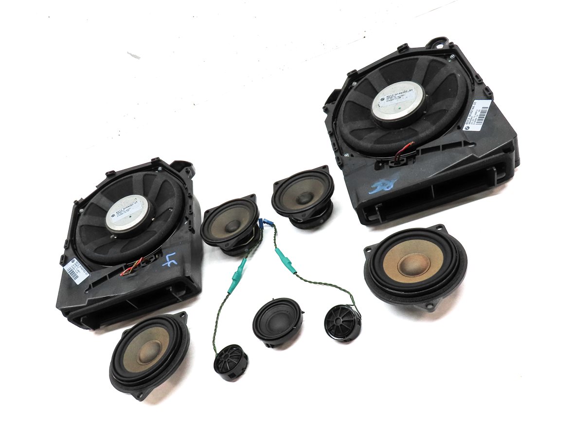 Thumbnail 3: 2014 BMW X1 (E84) FRONT REAR LEFT RIGHT WOOFER MIDRANGE TWEETER SPEAKER SET 9