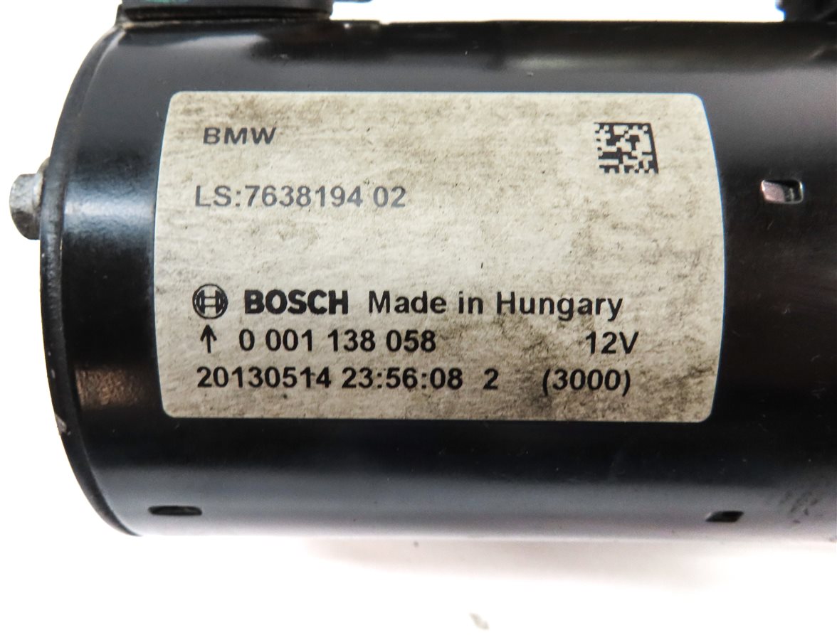 Thumbnail 7: 14-18 BMW 228i 328i 328iGT 428i 528i X1 X3 X4 (F30 F32 F25) 2.0L STARTER MOTOR
