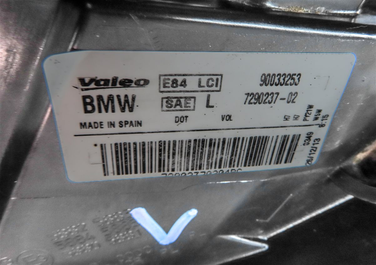 Thumbnail 7: 2013-2015 BMW X1 (E84) LEFT FRONT DRIVER HALOGEN HEADLIGHT LIGHT LAMP