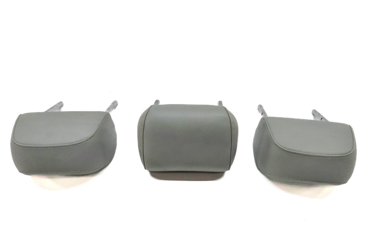 Thumbnail 5: 15 AUDI Q3 SUV (8U) REAR LEFT CENTER RIGHT SEAT HEADREST HEAD REST SET/3 (Gray)