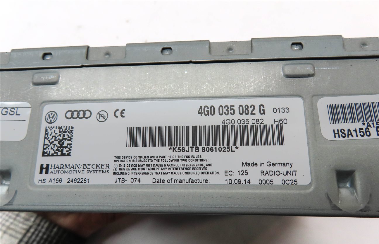 Thumbnail 5: 09-17 VW / AUDI A4 S6 Q3 Q5 Q7 RS5 S5 S6 TOUAREG RADIO RECEIVER CONTROL MODULE