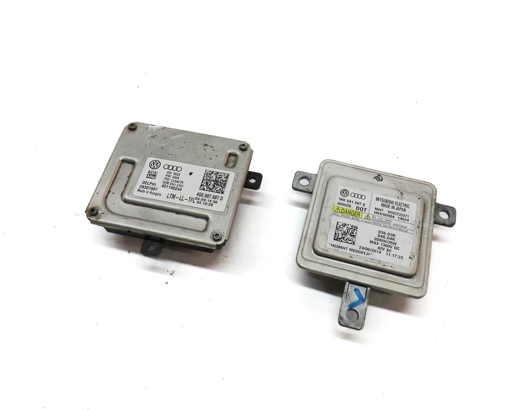 2015 AUDI Q3 SUV (8U) FRONT LEFT DRIVER HEADLIGHT LAMP CONTROL MODULE SET/2