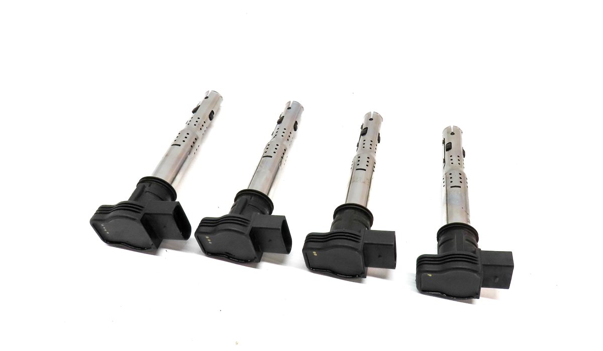 07-17 AUDI A3 A4 S4 A5 S5 A6 Q3 Q5 R8 TT BEETLE JETTA 2.0L IGNITION COIL SET 4
