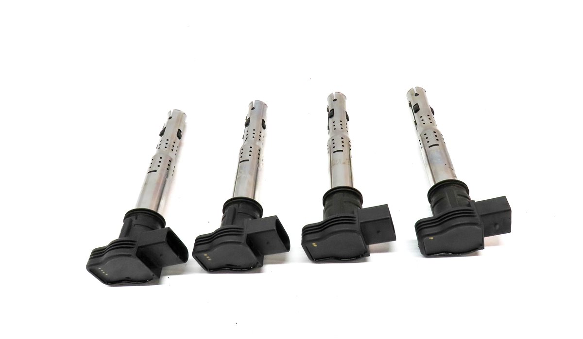Thumbnail 2: 07-17 AUDI A3 A4 S4 A5 S5 A6 Q3 Q5 R8 TT BEETLE JETTA 2.0L IGNITION COIL SET 4