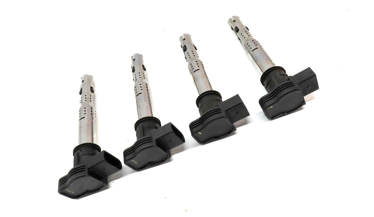 Thumbnail 3: 07-17 AUDI A3 A4 S4 A5 S5 A6 Q3 Q5 R8 TT BEETLE JETTA 2.0L IGNITION COIL SET 4
