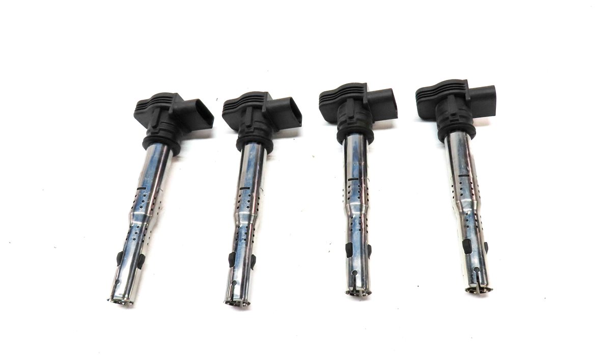 Thumbnail 4: 07-17 AUDI A3 A4 S4 A5 S5 A6 Q3 Q5 R8 TT BEETLE JETTA 2.0L IGNITION COIL SET 4