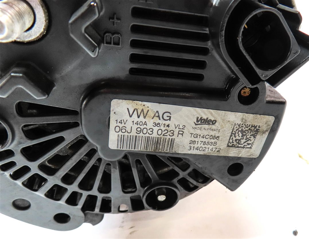 Thumbnail 6: 2015-2018 AUDI Q3 (8U) 2.0L ENGINE 140 AMP ALTERNATOR POWER GENERATOR (VALEO)