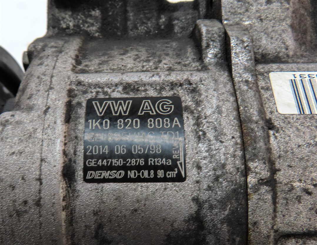 Thumbnail 7: 09-18 VW AUDI A3 Q3 TT BEETLE JETTA PASSAT (8P 8U) 2.0L A/C AIR COMPRESSOR PUMP