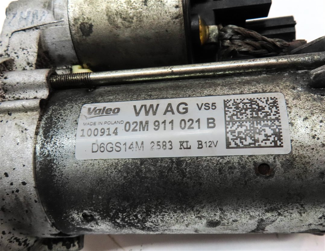 Thumbnail 7: 10-18 VW GOLF JETTA PASSAT TIGUAN AUDI TT Q3 (MK2 8U) 2.0L ENGINE STARTER MOTOR