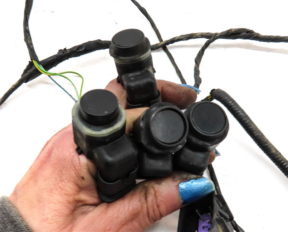 Thumbnail 5: 2010 RANGE ROVER (L322) REAR PDC PARK SENSOR SET-4 w/ HARNESS (Black)