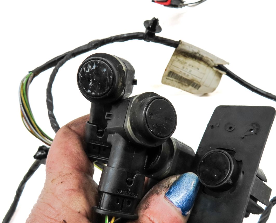 Thumbnail 5: 2010 RANGE ROVER (L322) FRONT PDC PARK SENSOR SET-4 w/ HARNESS (Black)
