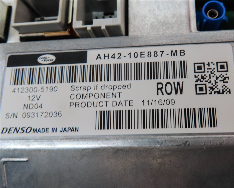 Thumbnail 7: 2010-2012 RANGE ROVER (L322) RADIO STEREO GPS NAVIGATION CAMERA DISPLAY SCREEN