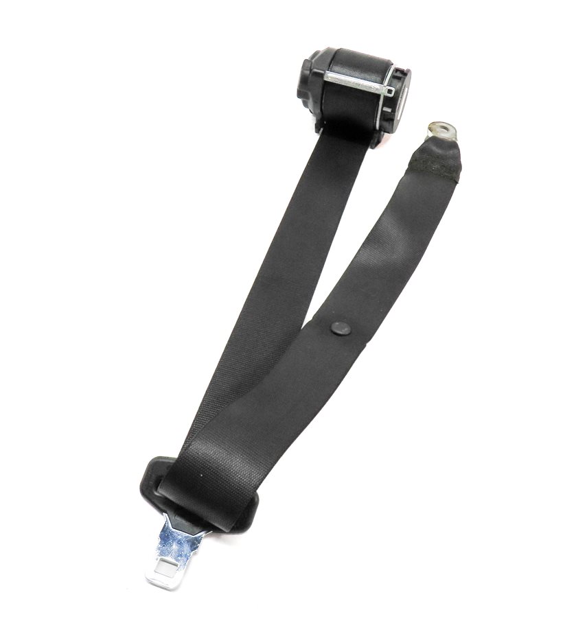 2010 RANGE ROVER (L322) REAR SEAT CENTER SEATBELT RETRACTOR (BLACK)