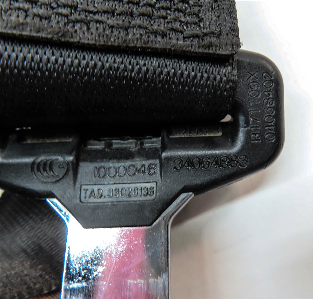 Thumbnail 5: 2010-2012 RANGE ROVER (L322) FRONT LEFT DRIVER SEATBELT RETRACTOR (Black)