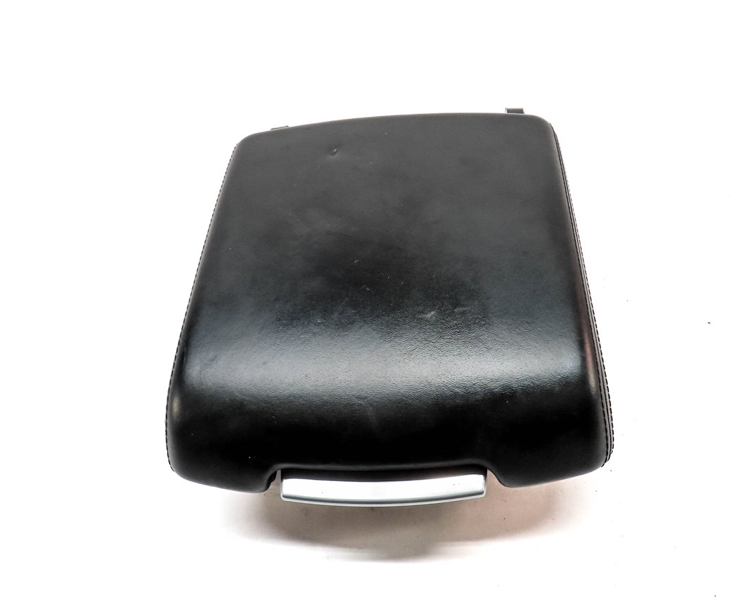 Thumbnail 2: 07-12 RANGE ROVER (L322) FRONT CENTER CONSOLE ARMREST LID (JET BLACK LEATHER)